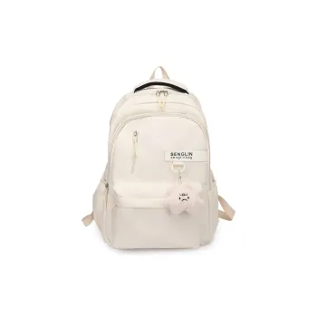 Meow In The Grass Nylon Backpack Unisex Multicolor
