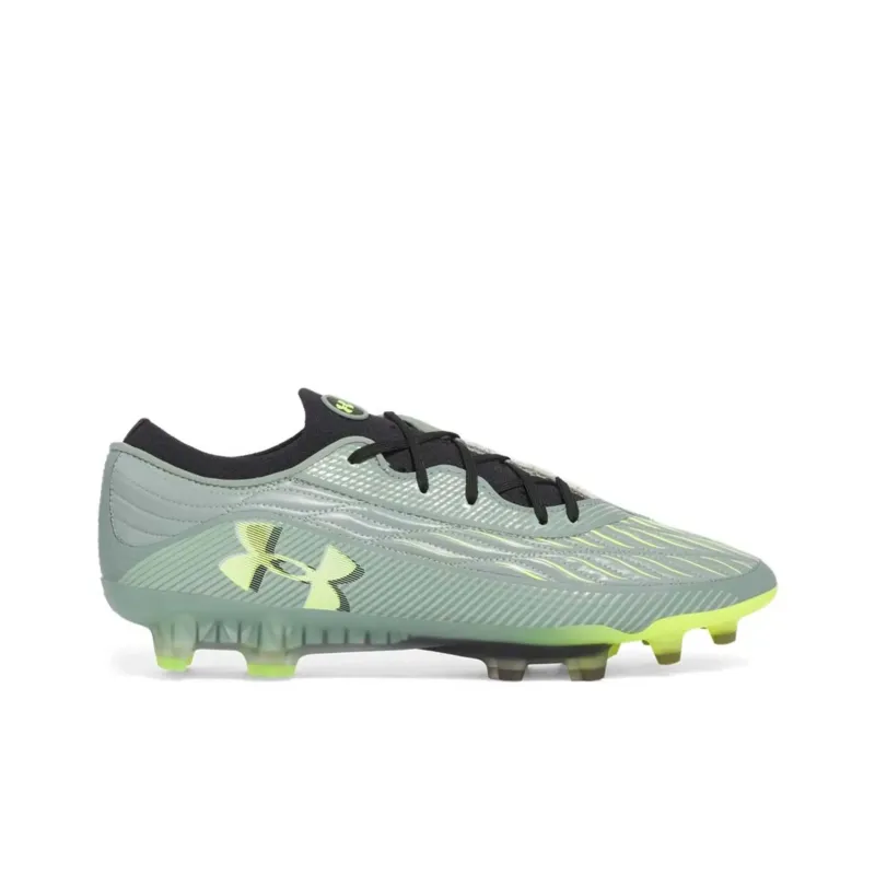 Under Armour MAGNETICO ELITE 4 Shock Absorbers With Slip Resistant Features Soccer Shoes Men's Green-1
