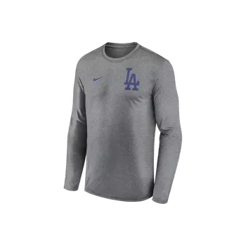 Nike Los Angeles Dodgers 2 Hit Legend Men's Nike Dri FIT Mlb Long Sleeve T Shirt