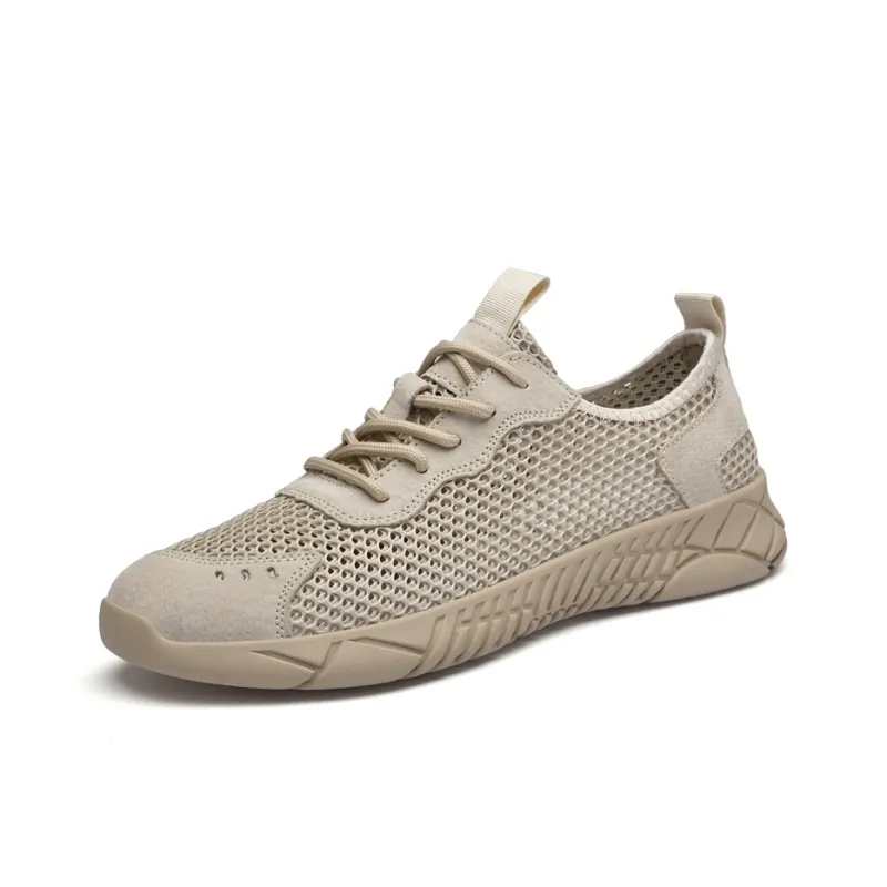 British Knights Breathable And Lightweight Low Top Casual Shoes Men's Khaki-1