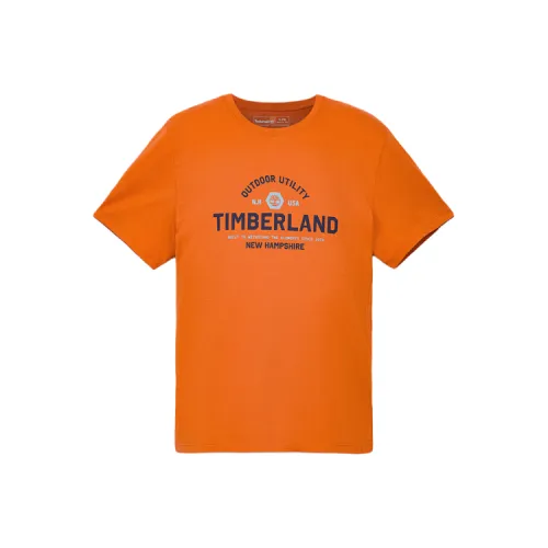 Timberland SS25 T Shirt Men's Orange