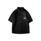 [Tie Is Only for Matching Effect]Black (Y Naughty Smile Chest Label)