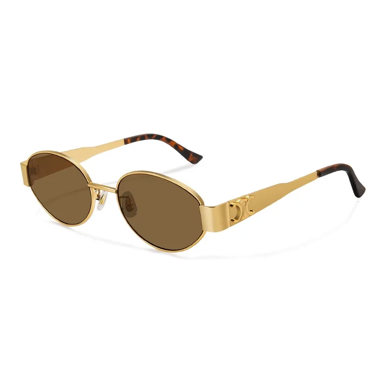 MK MINGKU Alloy Oval Sunglasses Unisex-4