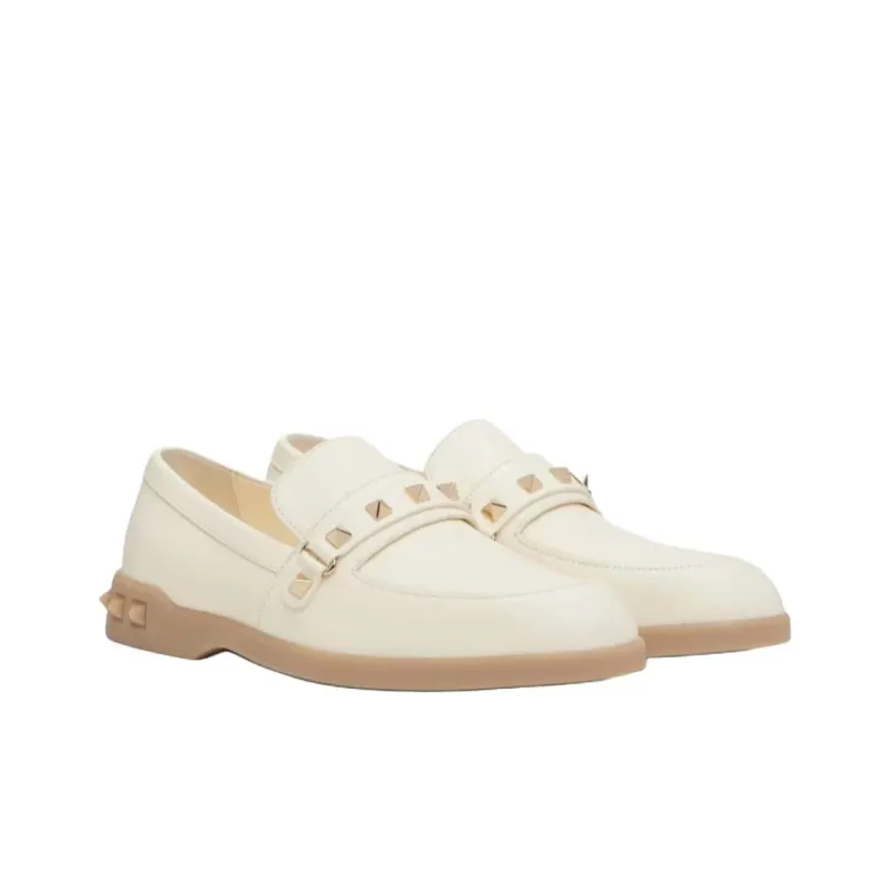 Valentino Loafers Women's White-2
