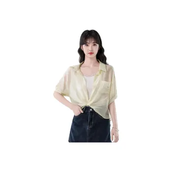 Mu Xiao Xin Shirts Women's Light Yellow