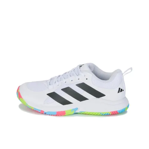 adidas feiert Court Team Bounce 2.0 Abrasion Resistant Breathable Low Top Training Shoes Women's White