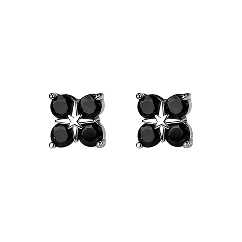 TAOHUAZHAOZHAO 999 Fine Silver Stud Earrings Women's-6