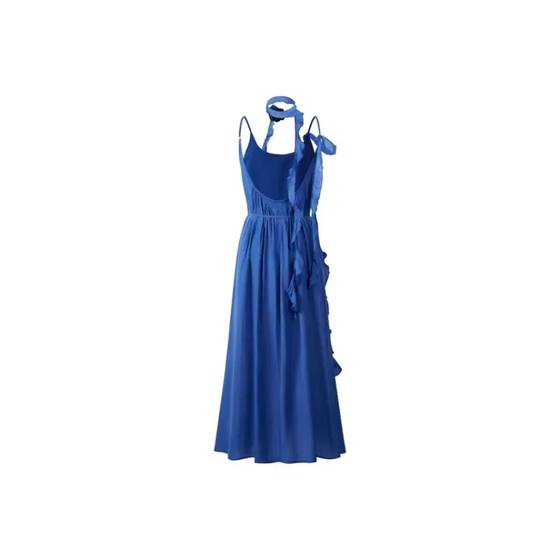 AURORA MUSE Slip Dresses Women's Blue-1