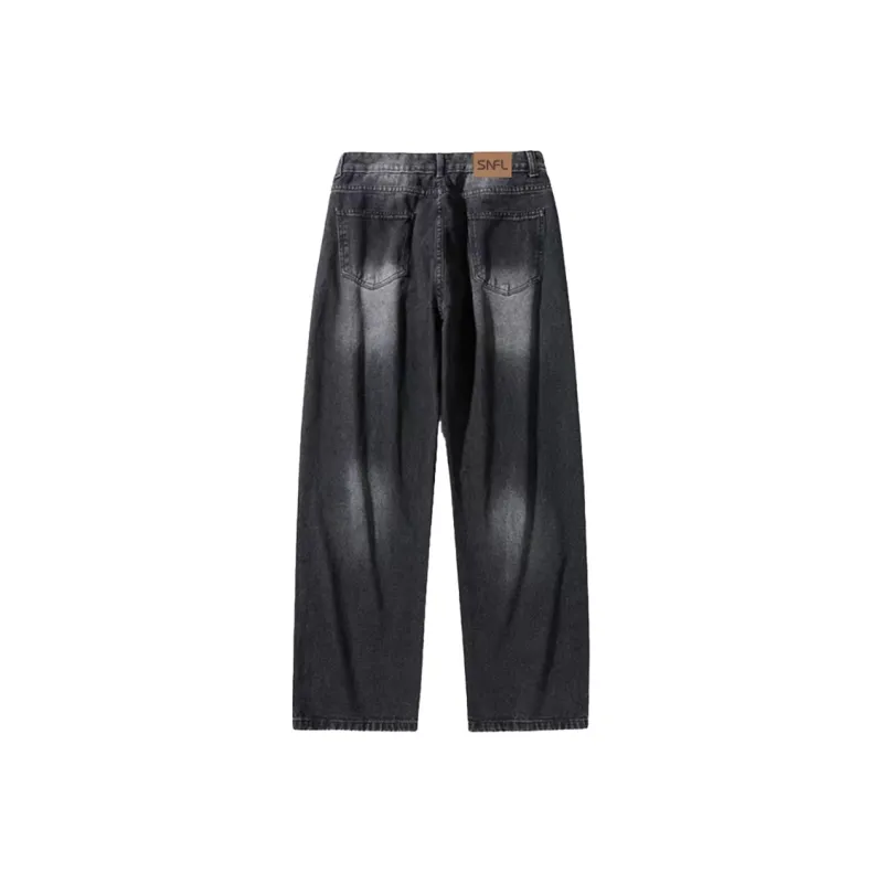 SNOW FLYING Jeans Unisex Black-1
