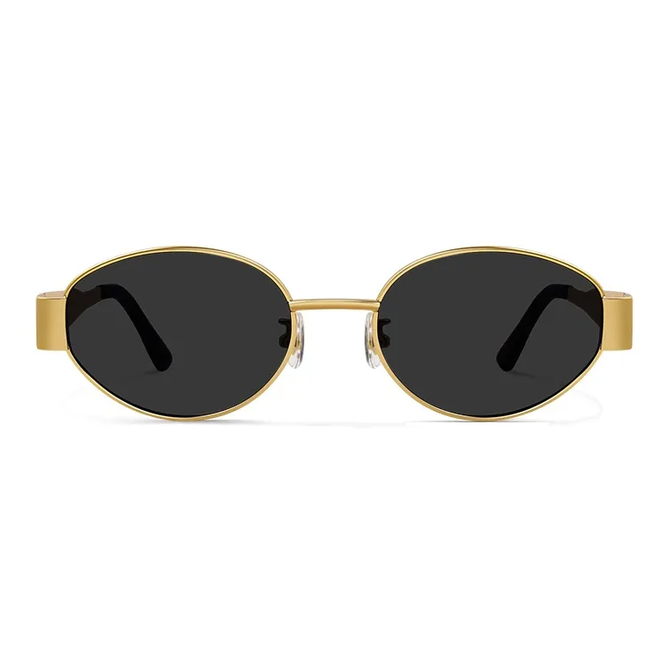 MK MINGKU Alloy Oval Sunglasses Unisex-3