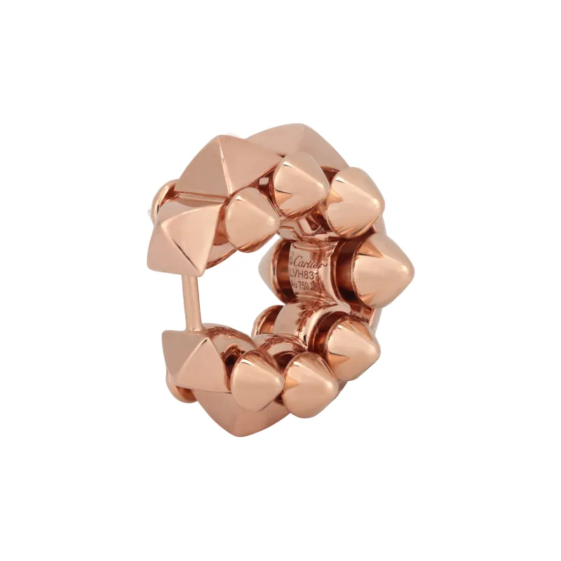 CARTIER 18K Rose Gold Earrings Women's Rose Gold-0