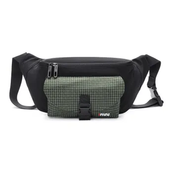 SEPTWOLVES Fabric Fanny Pack Trumpets Unisex Army Green