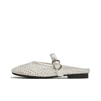 Teenmix Quiet Abrasion Resistant Slip Resistant Closed Toe Slippers Women's