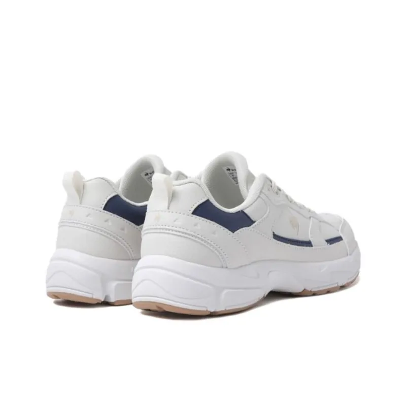 Le Coq Sportif Anti Slip Wear Resistant Low Top Running Shoes Unisex White-3