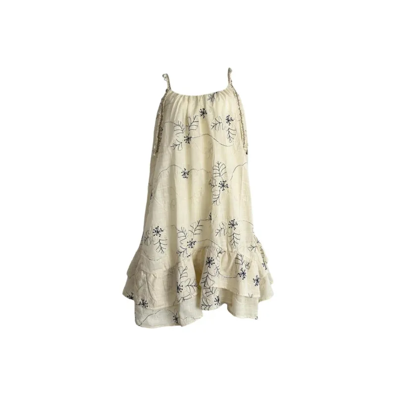 DOKZB Slip Dresses Women's Beige-0