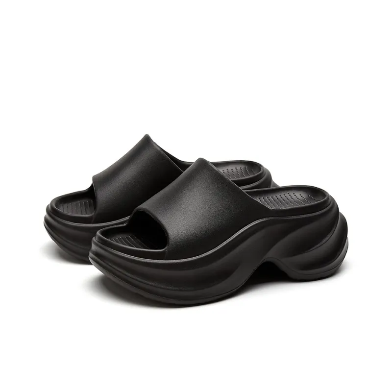 Mulinsen Cut Out Slip Resistant Abrasion Resistant Slide Slippers Women's-2