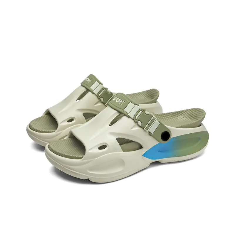Ncmt Slip Resistant Odor Resistant Abrasion Resistant Quick Dry Cushioning Slide Slippers Unisex-6