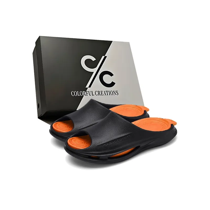 Colorful Creations EVA Slip Resistant Abrasion Resistant Slide Slippers Unisex Box-12