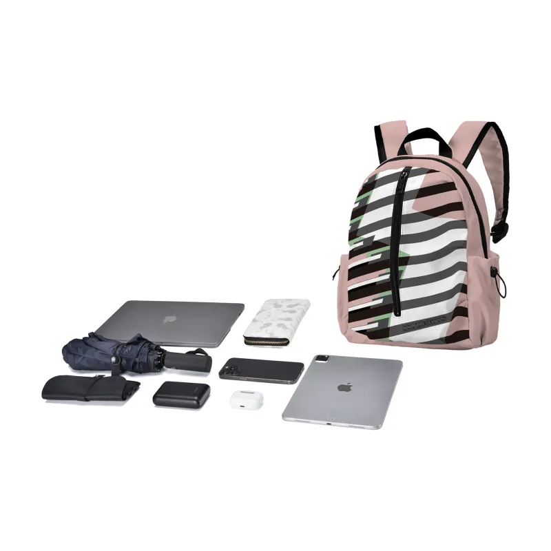 DRACONITE Polyester Backpack Regular Unisex Ecru-35