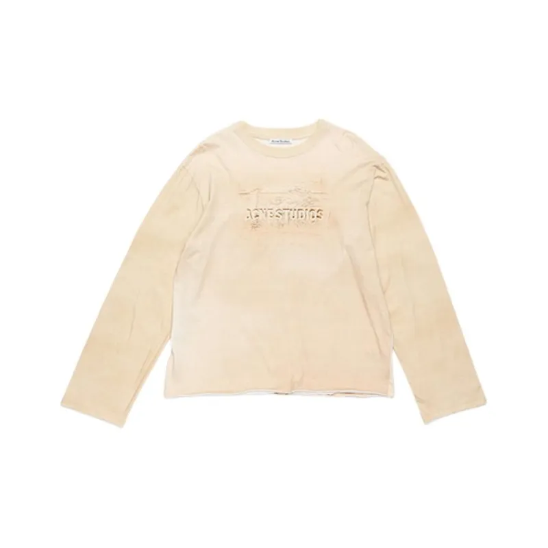 Acne Studios Long sleeve Logo T shirt-0