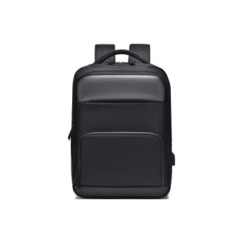 OUZIHUANG Oxford Backpack Men's Black/Gray Blue