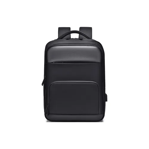 OUZIHUANG Oxford Backpack Men's Black/Gray Blue