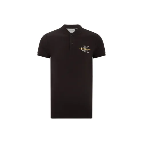 CALVIN swim Polo Shirt Men's Black