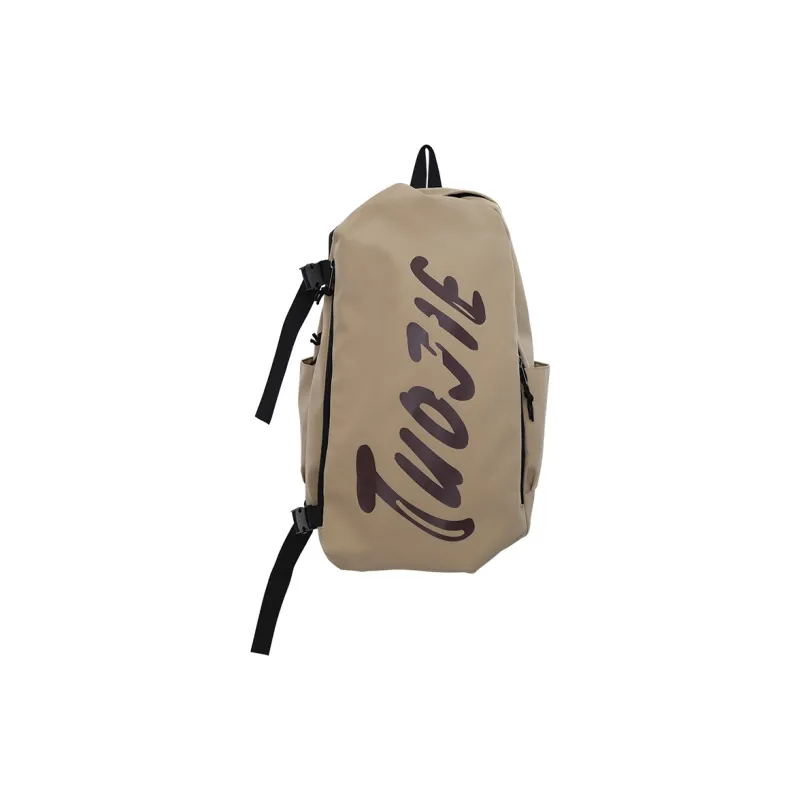 HCXK Nylon Backpack Regular Unisex White/Black/Khaki-11