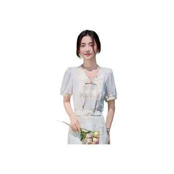 TEME Drop Shoulder Sleeve T Shirt Women's
