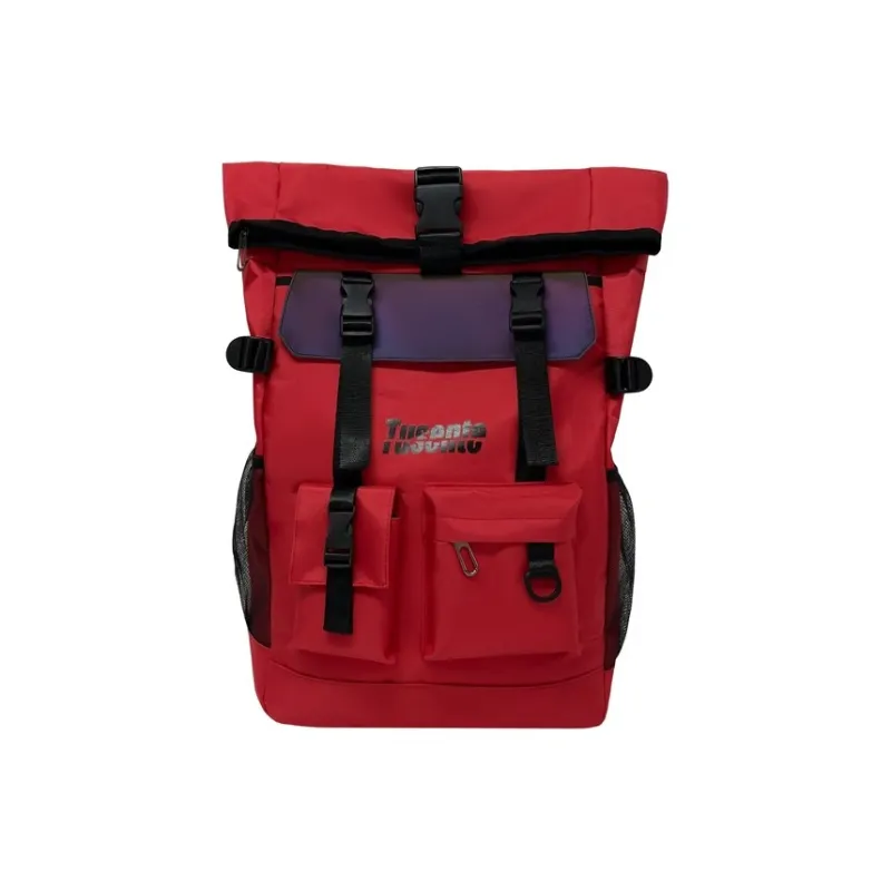 H YXIANG Oxford Backpack Unisex Multicolor-1