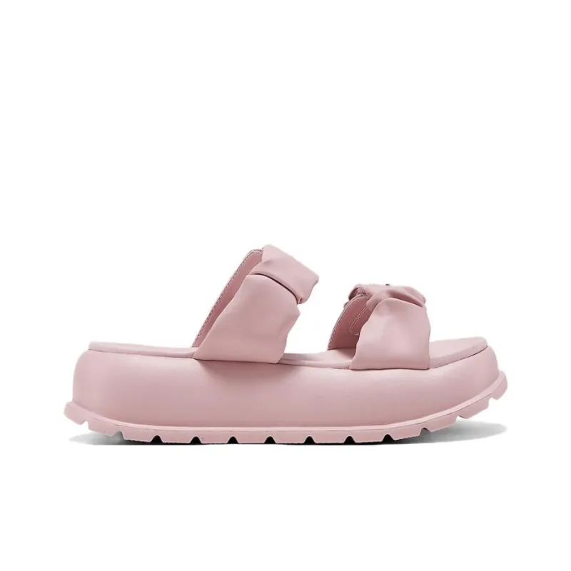 Skechers Slip Resistant Slide Slippers Women's Nude Pink-1