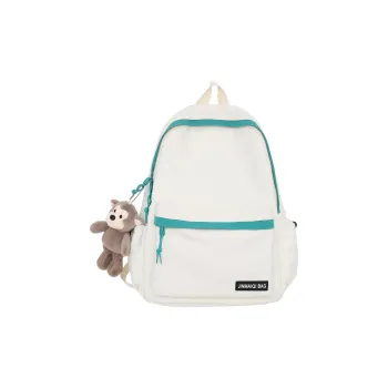 Meow In The Grass Nylon Backpack Unisex Multicolor