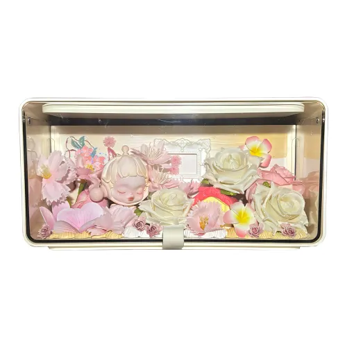 [Modified Doll] POP MART Skullpanda Temperature Collection, Encounter It, Floral Dream Mirror Hang Tag Box 11.8cm
