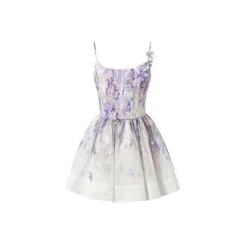ACAINES Slip Dresses Women's Wisteria Purple