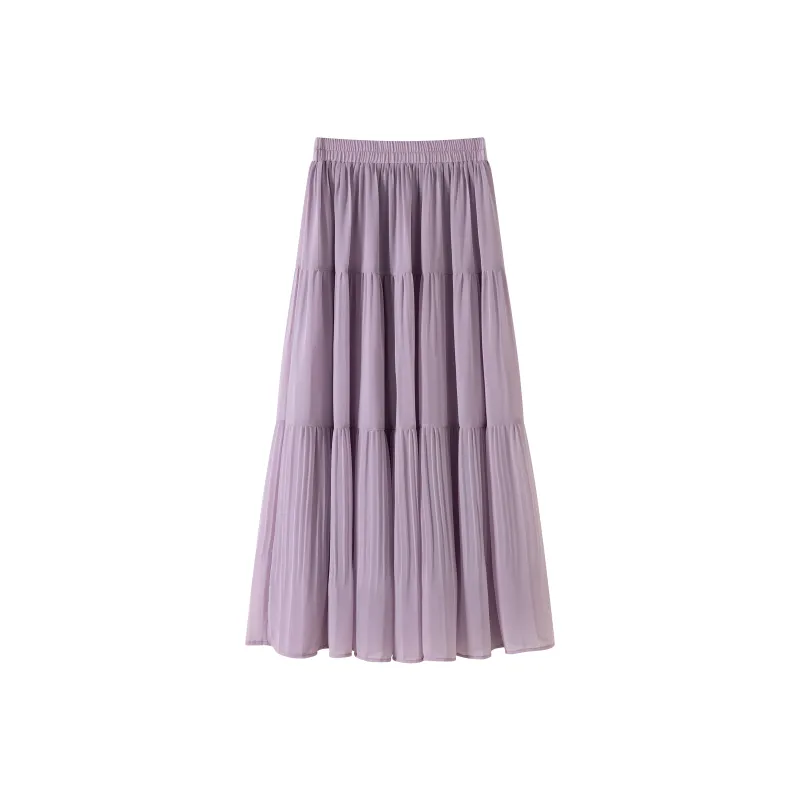 Ning Cai Yuer Casual Long Skirt Women's-11
