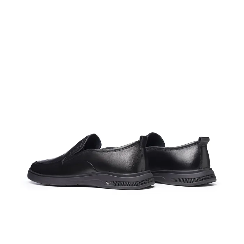 Ritai Men's Casual Shoes Men Low Top Black-4