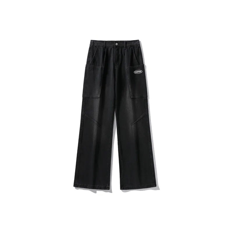 Chinpeno Jeans Unisex Black Gray Color-0