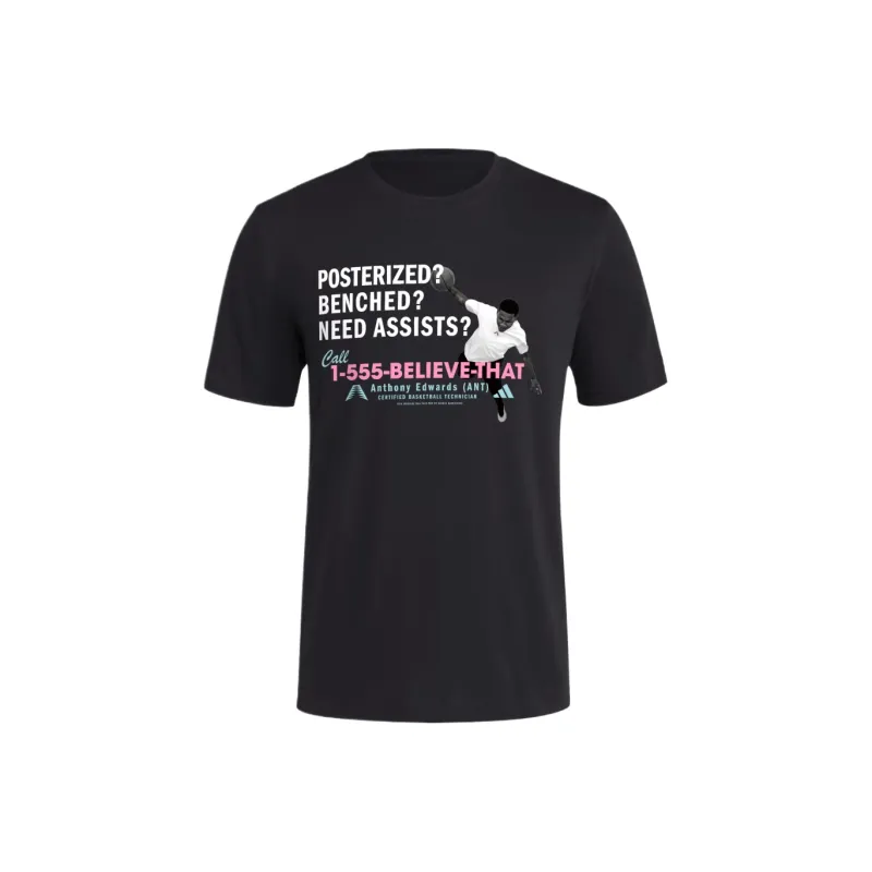 Adidas Free Shipping With AdiClub Anthony Edwards Billboard Tee-0