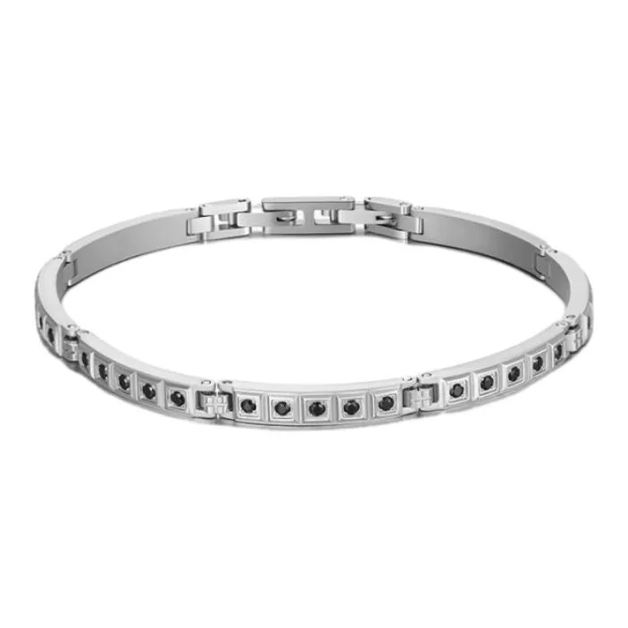 BROSWAY Titanium Steel Bracelets Men's Silver-0