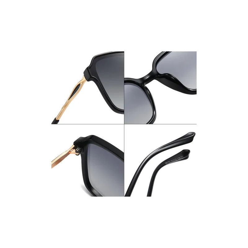 AAJF PC Metal Square Sunglasses Women's-2