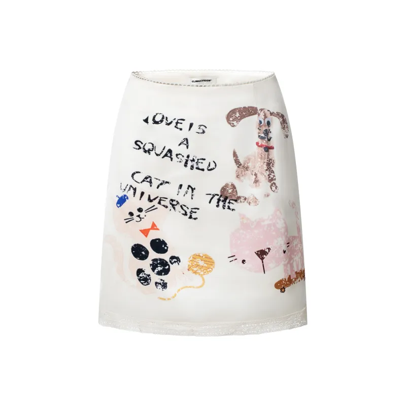 CLIMAX VISION Cute Pet Series Casual Short Skirts Women's-0
