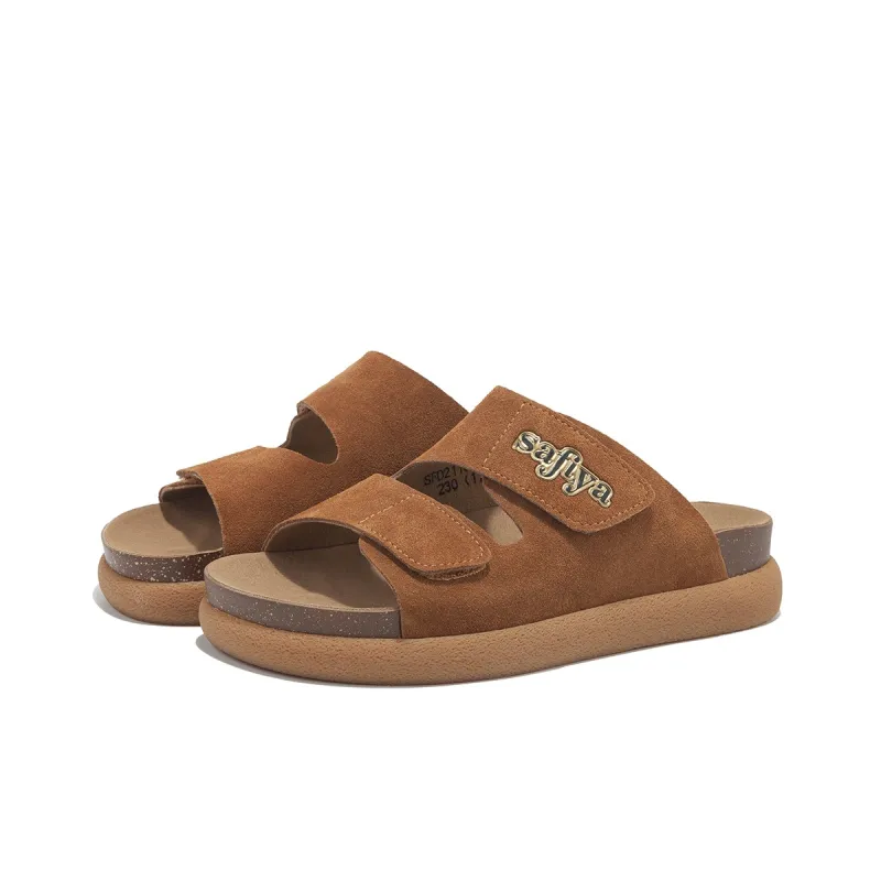 Safiya PU Polyurethane Abrasion Resistant Slide Slippers Women's-12