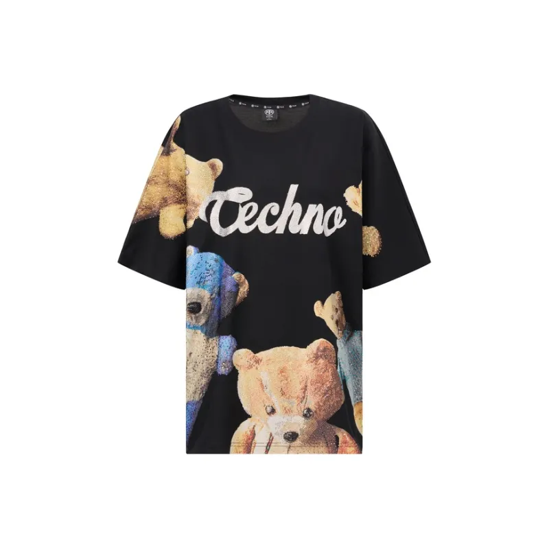 TCH T Shirts Women's Black-0