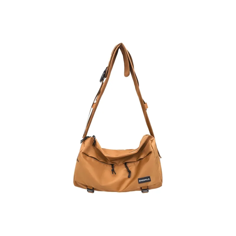 Yalu Nylon Shoulder Bag Regular Unisex Multicolor-12