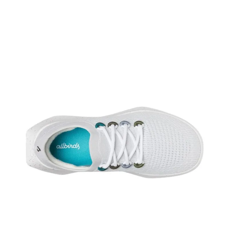 Allbirds Tree Dasher 2 Cushioning Slip Resistant Low Top Running Shoes Women's Polar White Mixed Color-2