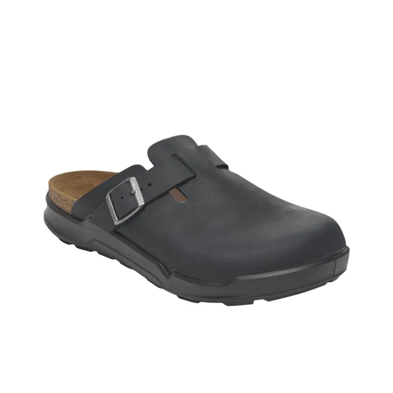 Birkenstock Boston Slip Resistant Closed Toe Slippers Men's Black-1