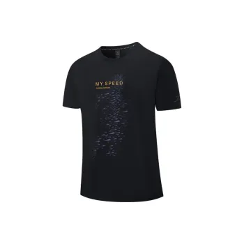 XTEP T Shirts Men Jet Black