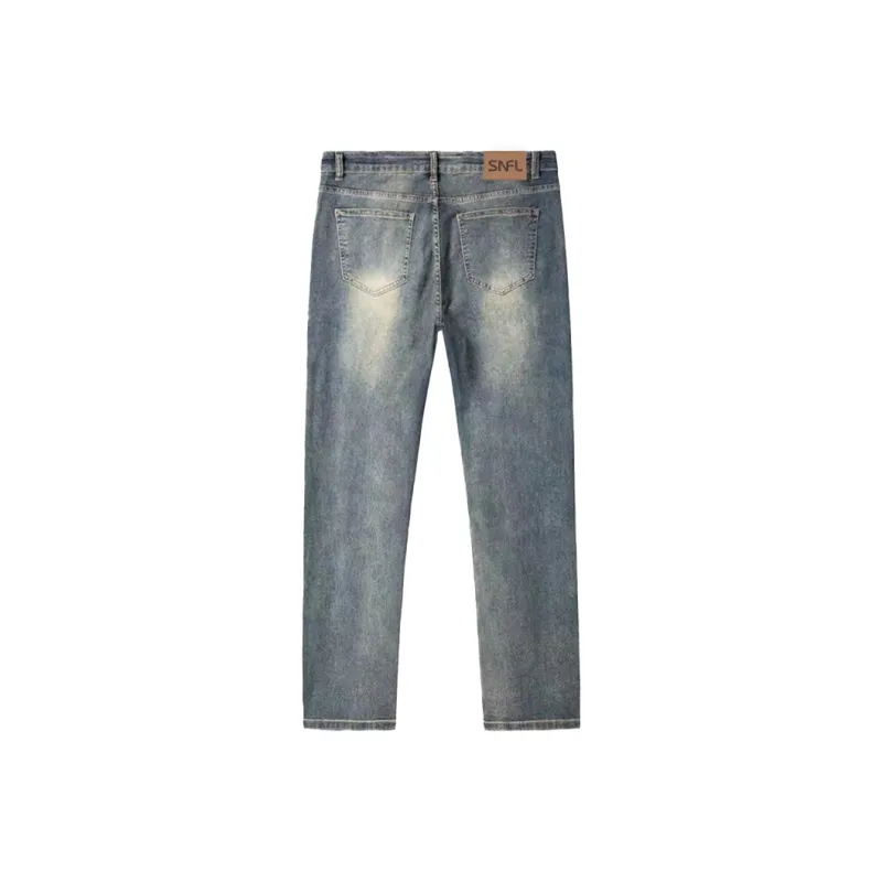 SNOW FLYING Jeans Unisex Blue-1