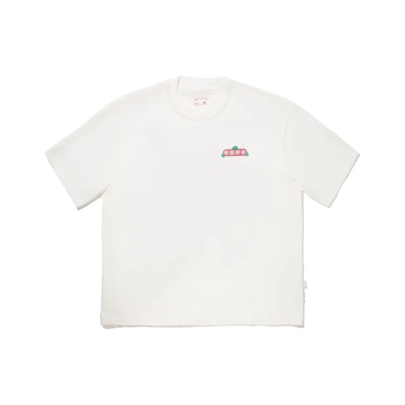 LiNing x TAKASHA,LIANMINGKUAN T Shirt Unisex Ivory-1