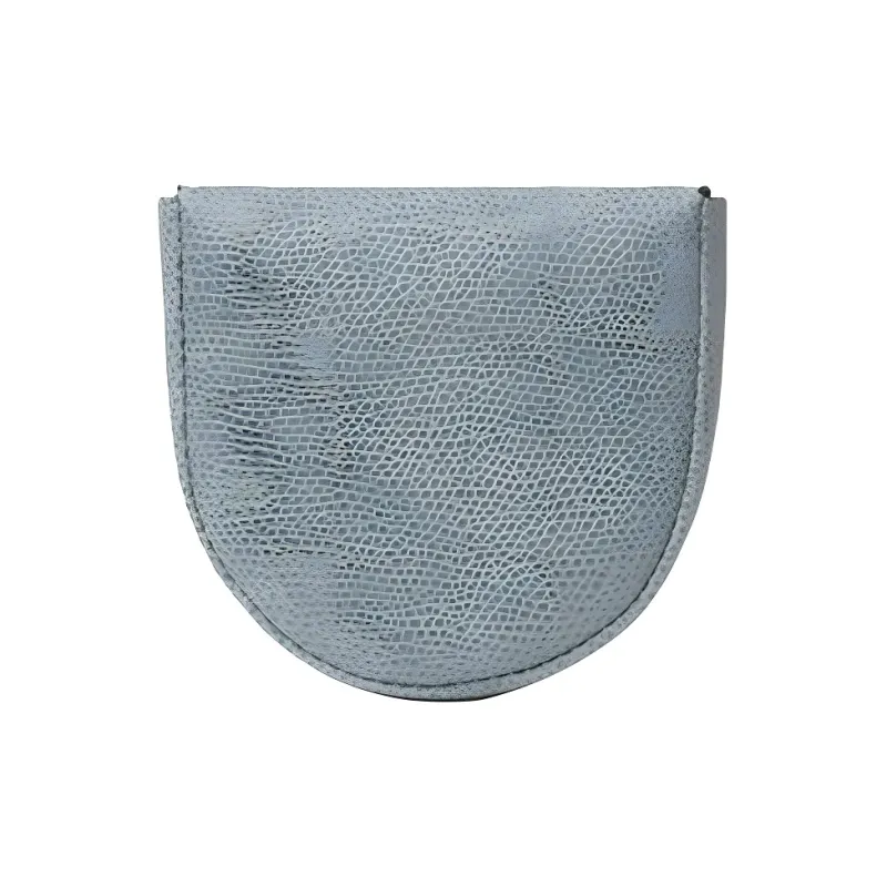 Valextra Calfskin Coin Purse Unisex Smolder Blue-1